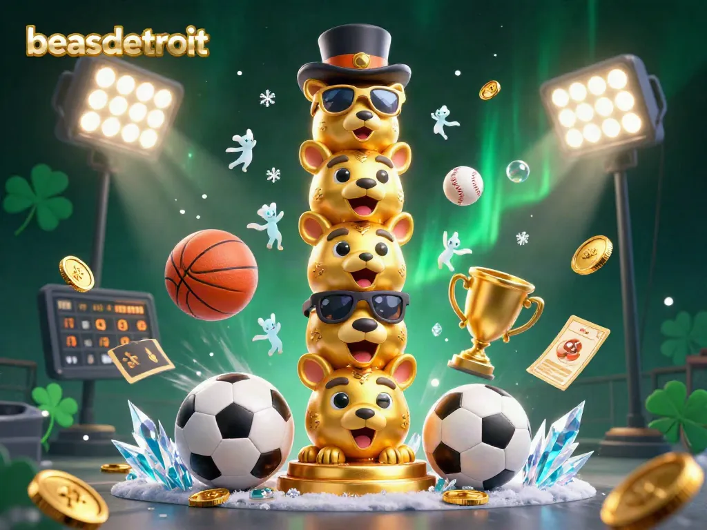 Experience the excitement at beasdetroit with vibrant casino-themed elements and dynamic sports betting action.