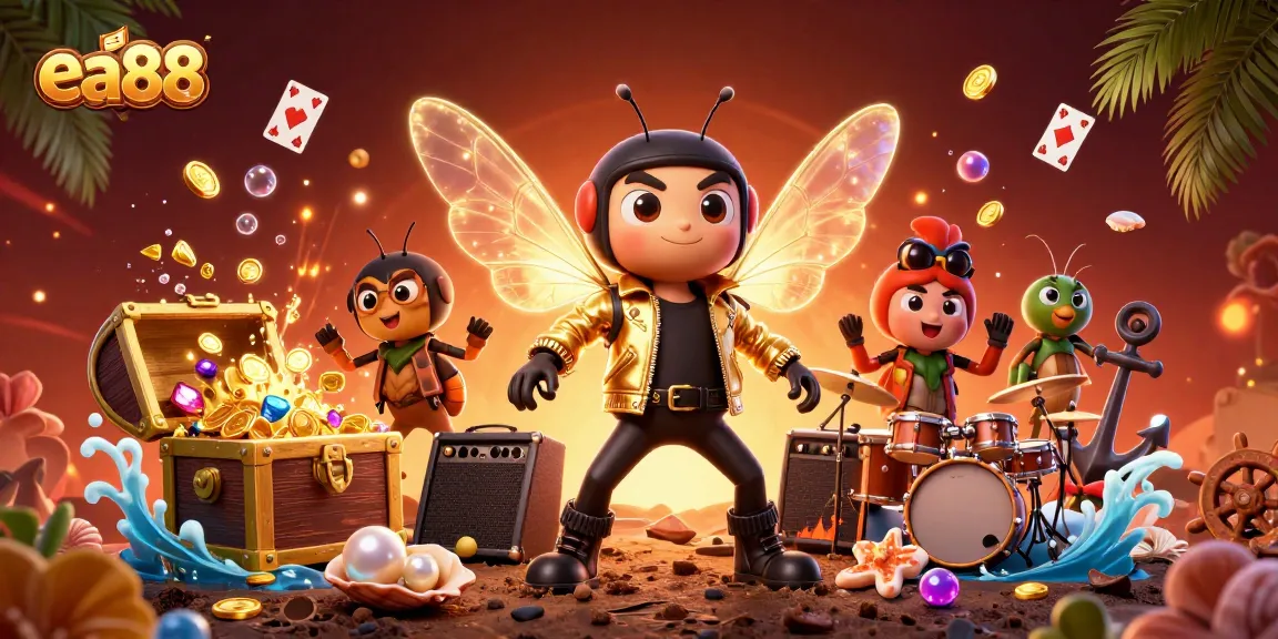 Join the exhilarating world of ea88 as the rock star cicada entertains with treasure and excitement!