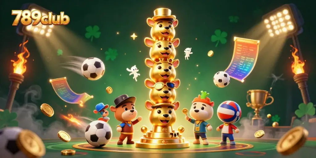 Experience thrilling gameplay at 789club with vibrant characters and dynamic sports betting elements.