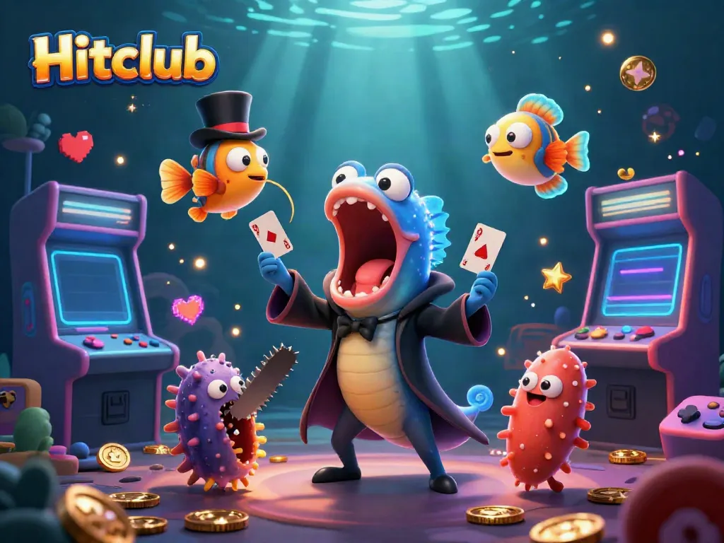 Engage in thrilling gameplay at Hitclub with fantastical characters and vibrant casino elements.